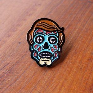 All Consuming Alien Enamel Pin, John Carpenter's They Live